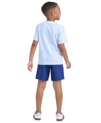 Boys' 2T-7 Short-Sleeve Graphic T-Shirt and Shorts, 2-Piece Set