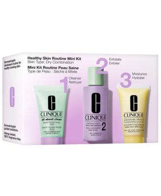 3-Pc. Healthy Skin Routine: Mini 3-Step Skincare Set For Dry Combination Skin