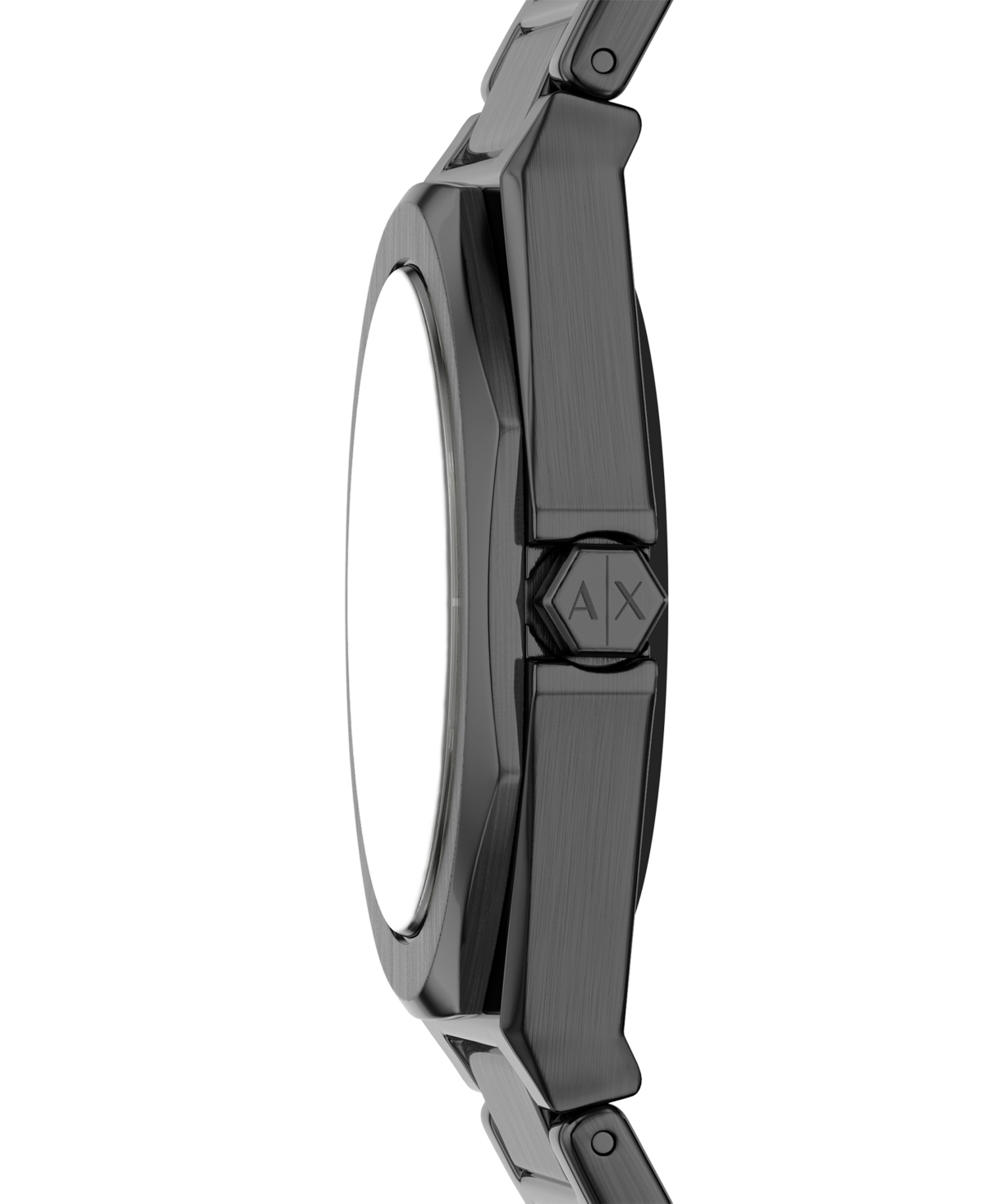 Armani Exchange Women's Quartz Three-Hand Gunmetal Stainless Steel Watch, 34mm