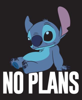 Men's Stitch No Plans Graphic Crewneck T-Shirt