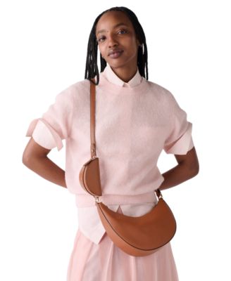 Duo Small Pebbled Leather Crossbody Bag