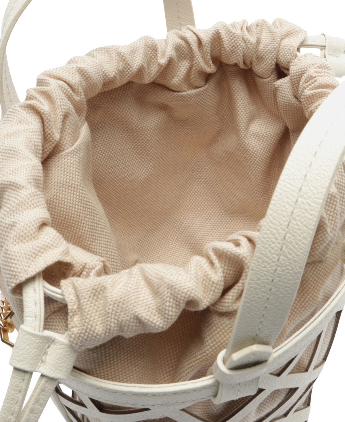 Arezzo Petra Mini Leather Bucket Bag