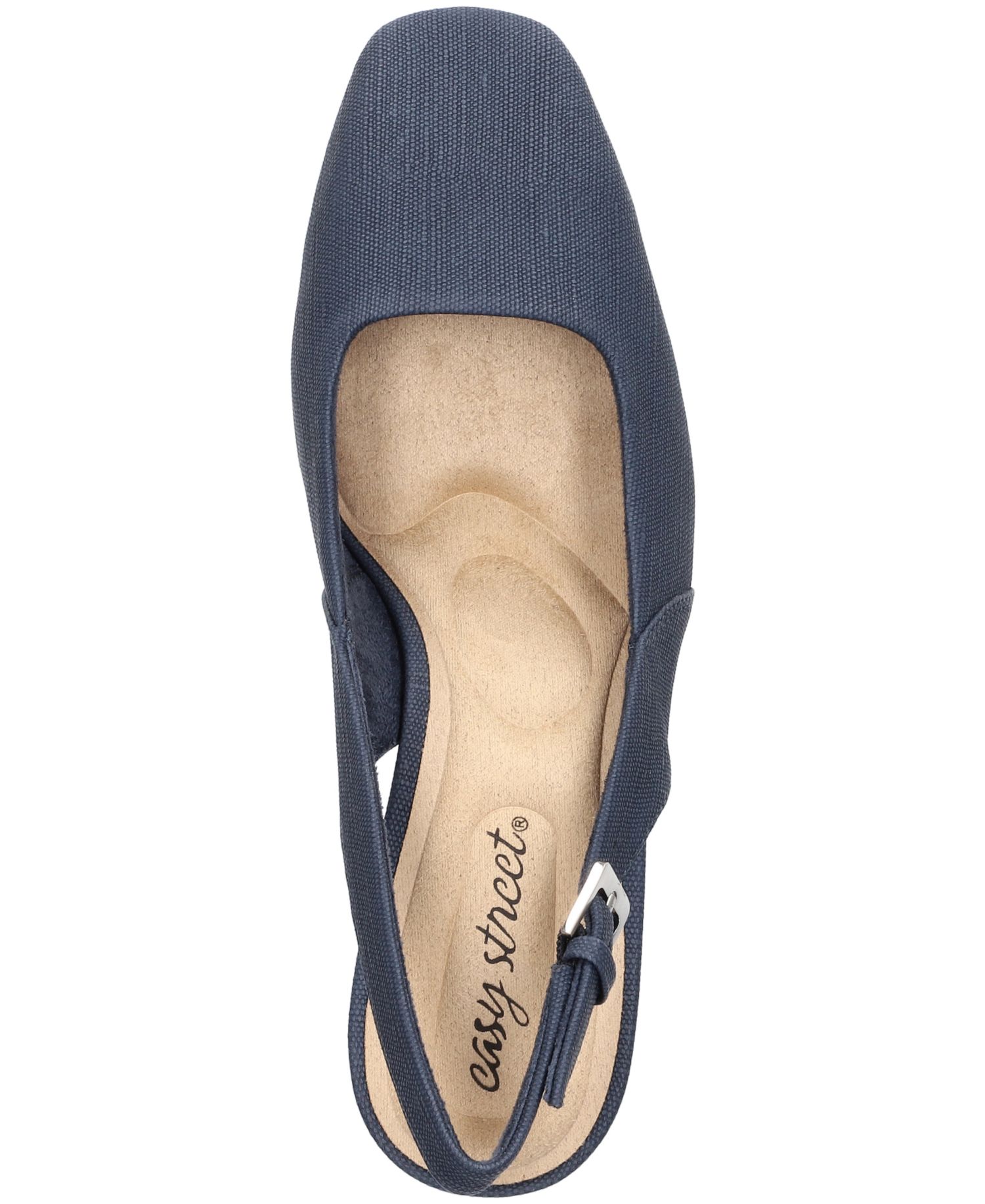 Ritsa Square Toe Slingback Pumps