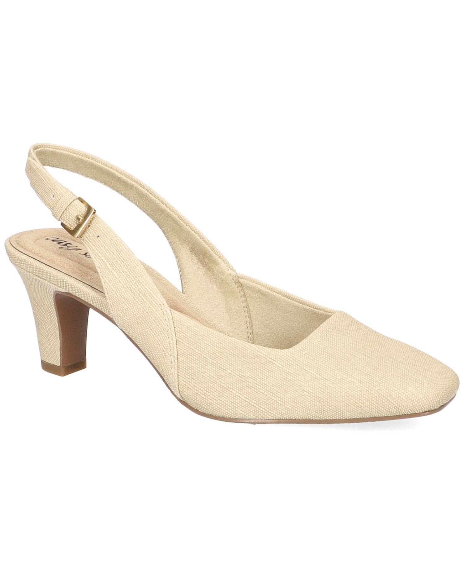 Ritsa Square Toe Slingback Pumps