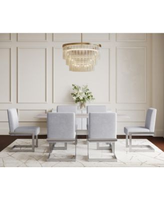  Emila 7-Pc. Dining Set (Rectangular Table & 6 Chairs), Created for Macy's
