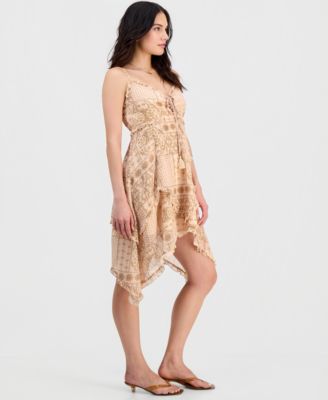 Women's Bandana-Print Sleeveless Dress