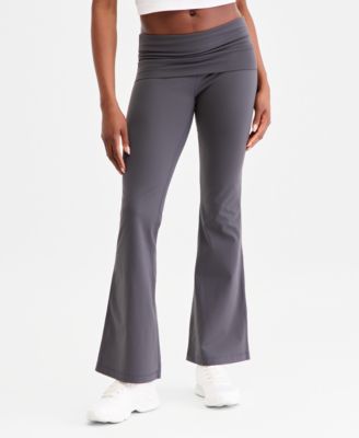 Women's Studio Foldover Waist Flare Leggings
