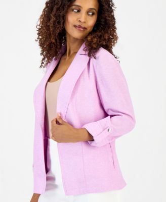 Women's Open-Front Roll-Tab Jacket