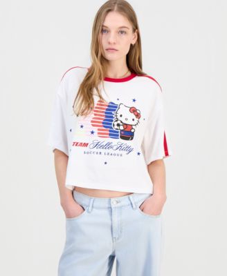 Juniors' Embroidered Wide-Leg Jeans