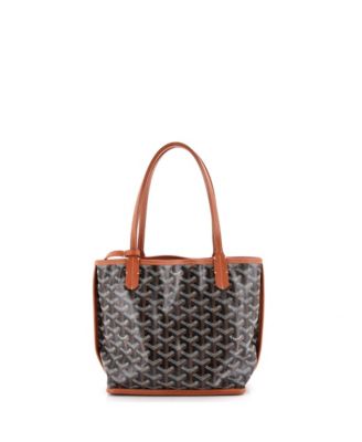 Mini Anjou Reversible Tote Coated Canvas