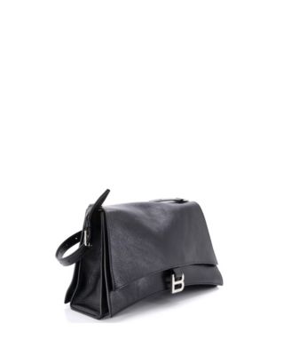 Medium Crush Sling Shoulder Bag Leather