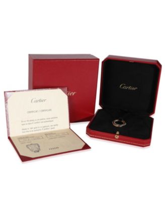 Cartier 3-Tone Gold Diamond Medium Model Trinity Necklace