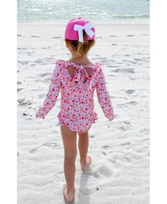 Baby Girls XO Hearts Bow Baseball Hat