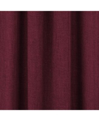 RT Delmar 2-Pack Grommet Curtain Panels, 54"x84", Burgundy