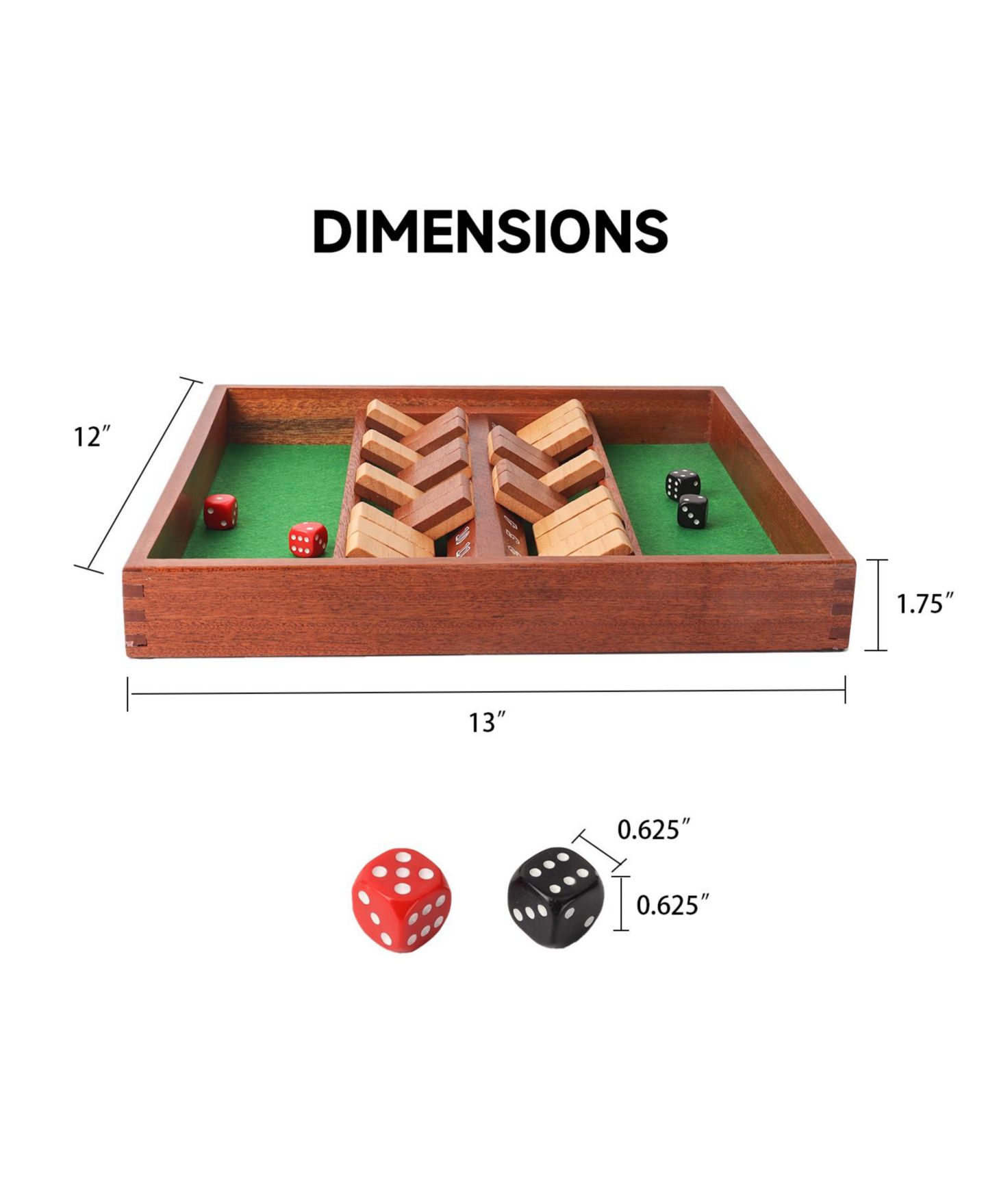 Настольная игра GSE Games & Sports Expert Shut The Box, от 6 лет — фото 5
