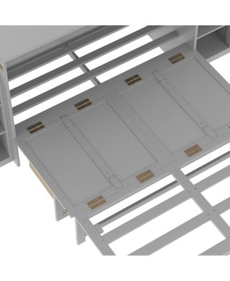 Murphy bed with storage drawers & shelves