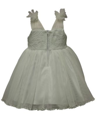 Baby Girls' Embroidered Ballerina Party Dress and Bloomers, 2-Piece Set