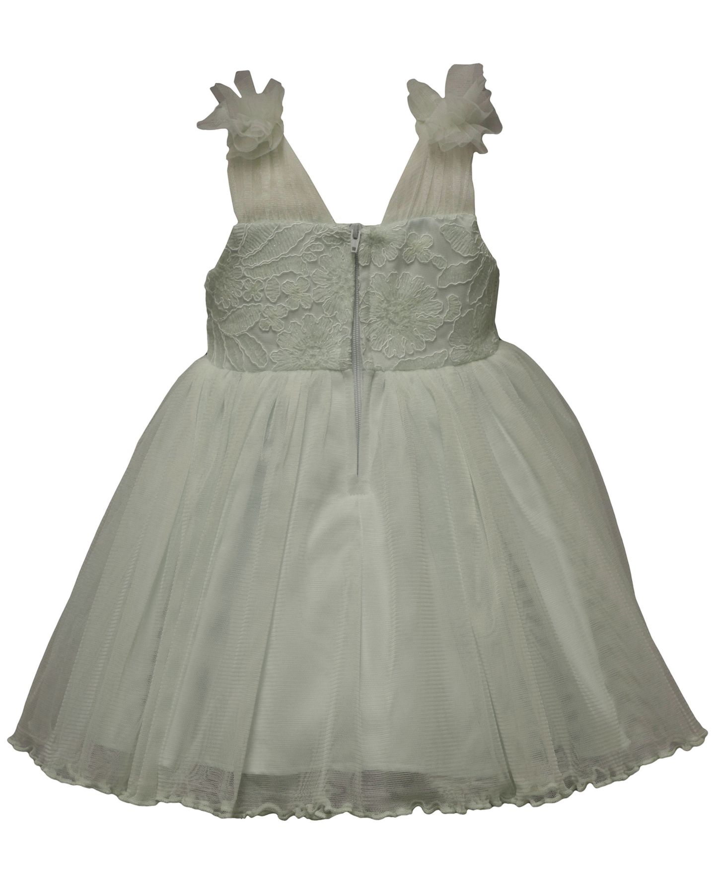 Комплект Bonnie Baby Embroidered Ballerina Party Dress and Bloomers, 2-Piece Set для девочек-малышей, цвет: Зелёный — фото 2