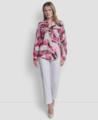 Women's Printed Long-Sleeve Shirt