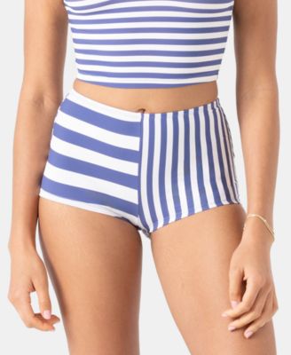 Juniors' Stripe Out Boy Shorts