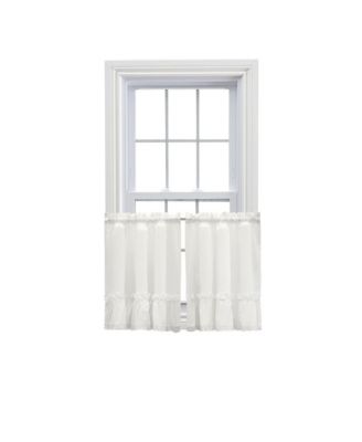 Madelyn Ruflled Victorian 1.5" Rod Pocket Window Curtain