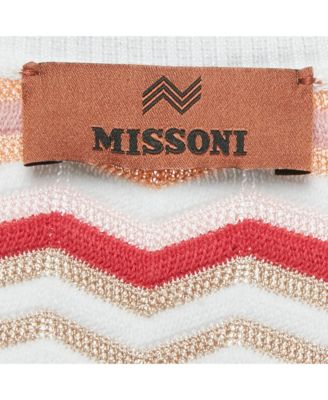 Women's Pink Zig-Zag Knit Sleeveless Mini Dress