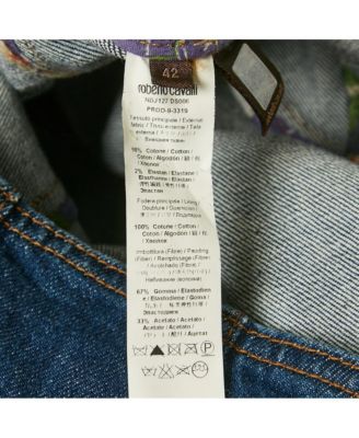 Women's Blue Denim Embellished Bustier Mini Dress