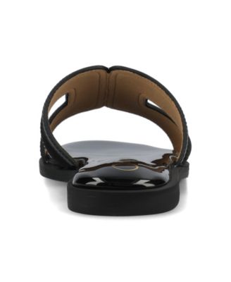 Womens Primah "H" Band Medium and Wide Width Slip On Flat Sandals