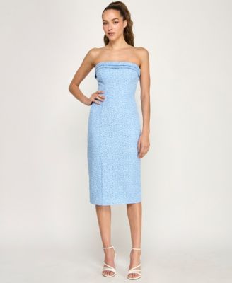 Juniors' Strapless Midi Dress
