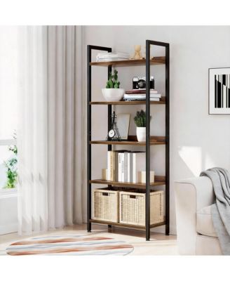 Multifunctional Bookshelf - Modern Design, Waterproof Panels, Easy Assembly