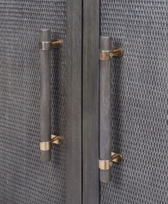 34" Wood Sophia 2-Door Accent Cabinet