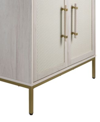 34.35" Wood Sophia Wooden 2-Door Accent Cabinet