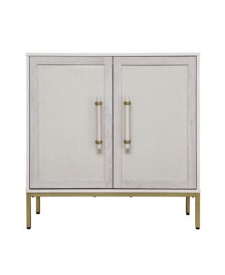 34.35" Wood Sophia Wooden 2-Door Accent Cabinet