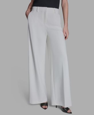 Women's Mid-Rise Wide-Leg Pants