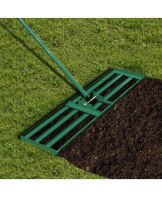 Lawn Leveling Rake 42'' x 10'' Heavy Duty Level Lawn Tool for Garden Backyard/Lawn
