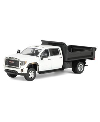 1/64 2022 GMC Sierra 3500HD with Dump Bed Summit White Diecast Exclusive