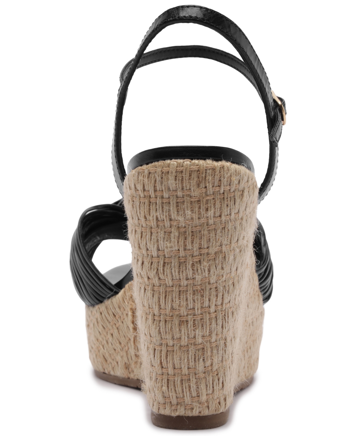 Arezzo Women's Charlotte Round Toe Wedge Sandals