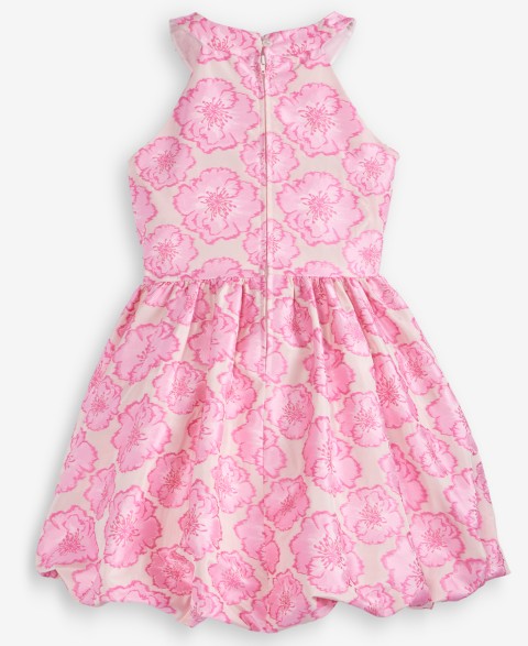 Детские Rare Editions Girls' 7-16 Floral Jacquard Halter Sleeveless Dress