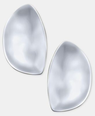 Sculptural Tear-Shape Drop Earrings