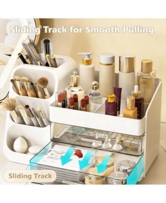 Large Makeup Organizer with Drawers for Skincare & Essentials