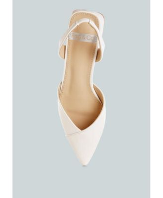 Womens Tijay Soft Real Leather Slingback Sandals