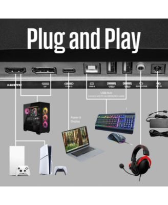 49" Curved Ultrawide Gaming Monitor, 144Hz, AMD FreeSync, R1800 Curve,Built-in Speakers