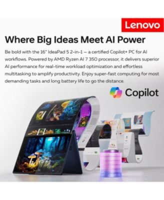 IdeaPad 5 Gen 10 Premium 2-in-1 Laptop 16" FHD Touchscreen Windows 11 Home