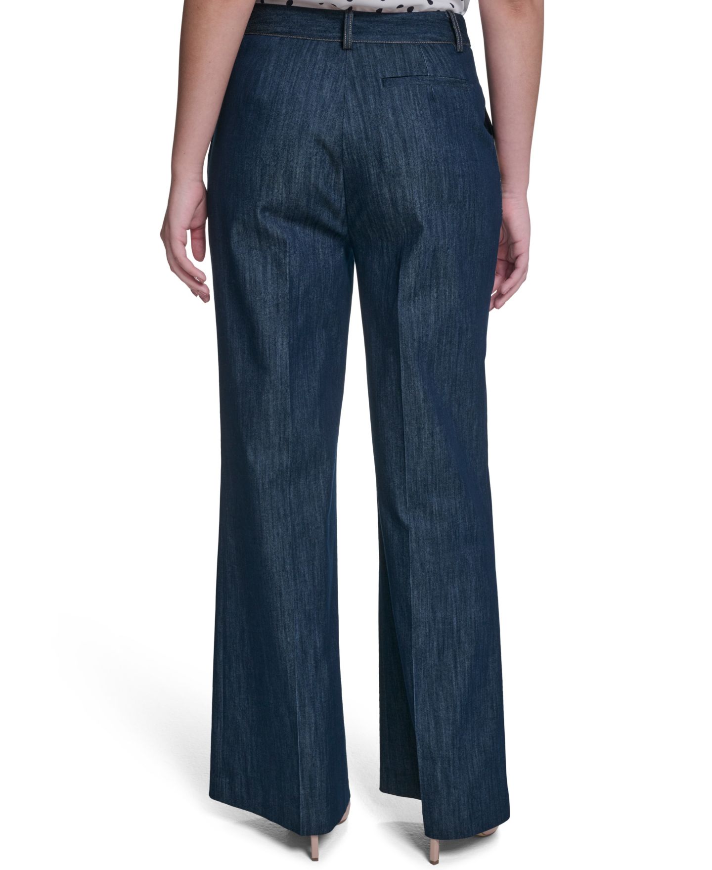 Женские брюки Tommy Hilfiger Denim Sailor, цвет: Тёмно-синий — фото 2