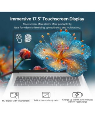 Essential 17.3" Premium Traditional Laptop Intel Core Ultra 7 255U 8GB RAM Intel Graphics 512GB SSD Storage Windows 11 Home HD+ 60Hz - Silver