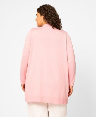 Plus Size  Open-Front Cardigan Sweater