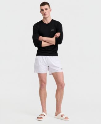 BOSS by Men's Long-Sleeve Rashguard Swim Shirt
