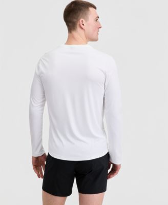 BOSS by Men's Long-Sleeve Rashguard Swim Shirt