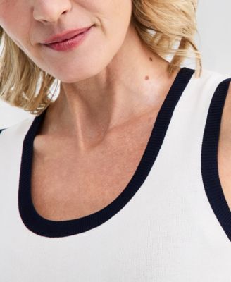 Women's Scoop-Neck Sleeveless Top