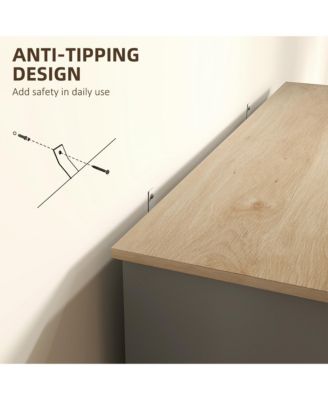 41" Sideboard Buffet Cabinet with Storage Drawer, Adjustable Shelf,